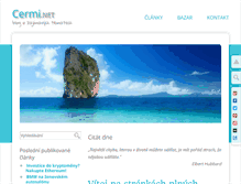 Tablet Screenshot of cermi.net